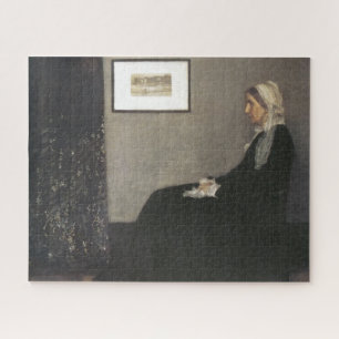 Arrangement in Grey and Black - Whistler's Mother Jigsaw Puzzle