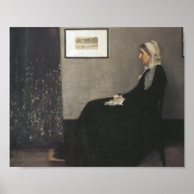 Arrangement in Grey and Black - Whistler's Mother Poster (Front)
