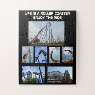 Array of Roller Coasters Jigsaw Puzzle
