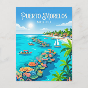 Arrecife de Puerto Morelos National Park Mexico Postcard