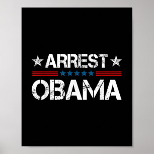 Arrest Obama 2025 Poster