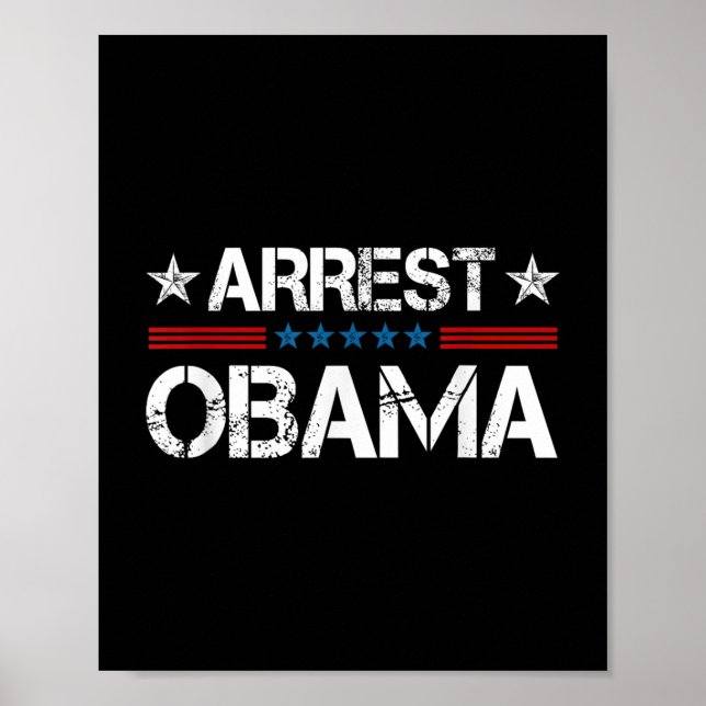 Arrest Obama 2025  Poster (Front)