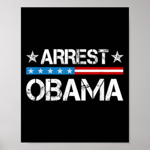 Arrest Obama 2025  Poster