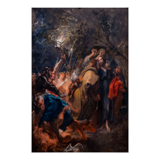 Arrest of Christ Canvas I Biblical Scene Wall Art 