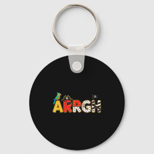 Arrgh pirate halloween kids costume pumpkin trick key ring