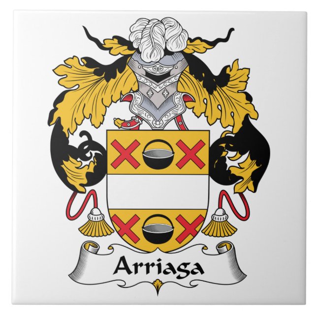 Arriaga Family Crest Tile (Front)