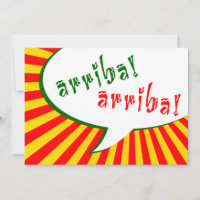 arriba! arriba! : comic speech bubble