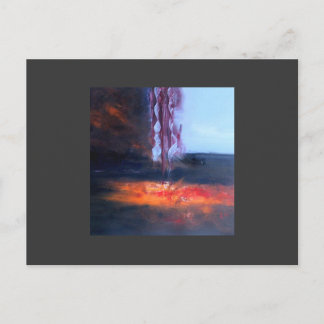 arrival at morning postcard