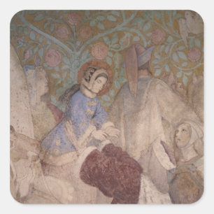 Arrival in Eisenach, c.1854/55 Square Sticker