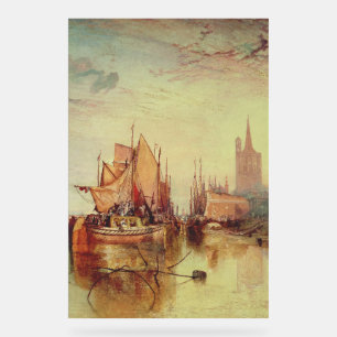 Arrival of a Packet Boat by Joseph Turner Acrylic Sign