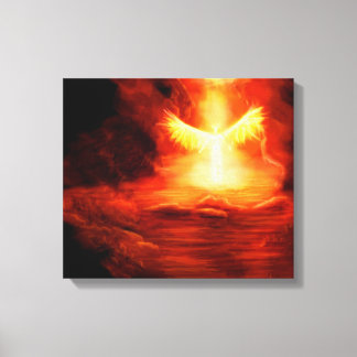 Arrival of an Angel Canvas Print