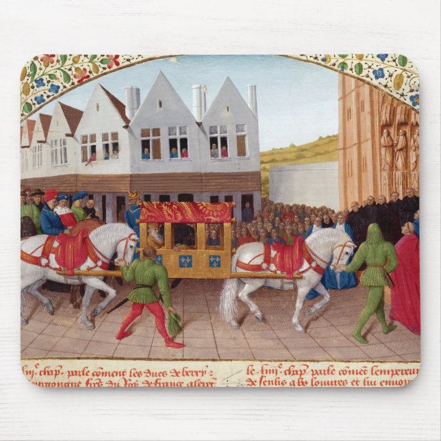 Arrival of Emperor Charles IV Mouse Pad (Front)