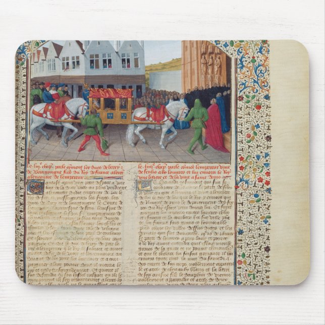 Arrival of Emperor Charles IV Mouse Pad (Front)