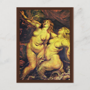 Arrival Of Marie De' Medici At Marseilles Detailed Postcard