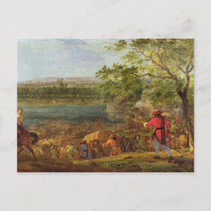 Arrival of Pontoneers for Crossing of the Postcard