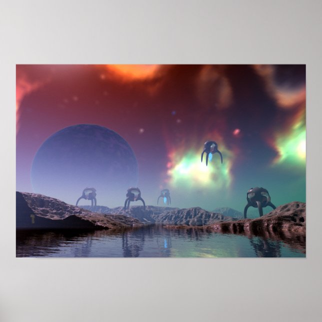 Arrival Version 5.0  (18" x 12") Art Print Poster (Front)