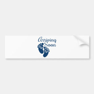 Arriving Soon Bumper Sticker