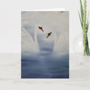 Arriving Swans Card