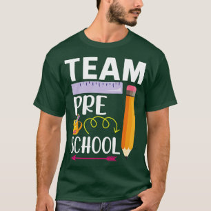 Arrnow Rule Pencil Team Preschool Student Happy Ba T-Shirt