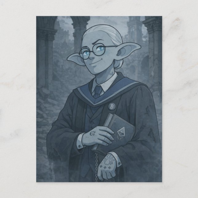 Arrogance / Professor / University Postcard (Front)
