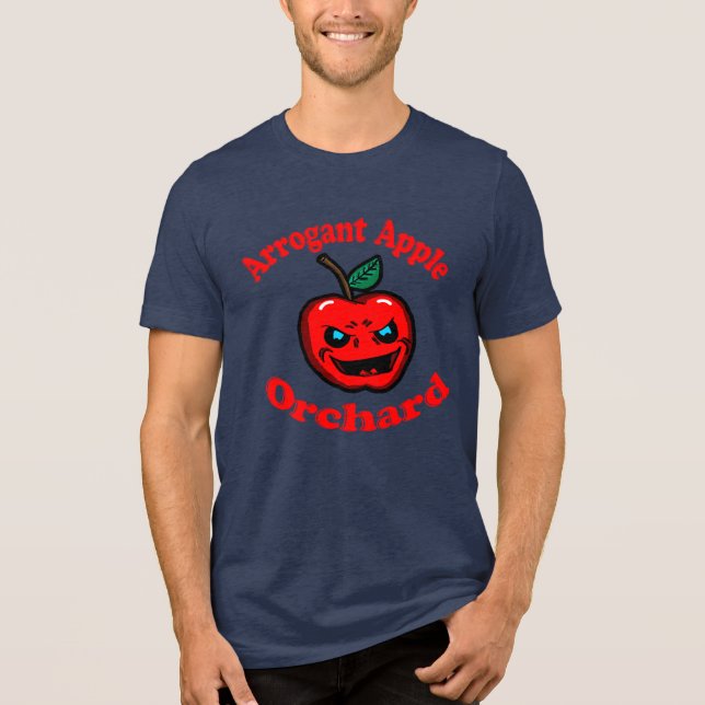 Arrogant Apple Orchard Tri-Blend Shirt (Front)