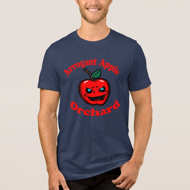Arrogant Apple Orchard Tri-Blend Shirt (Front)