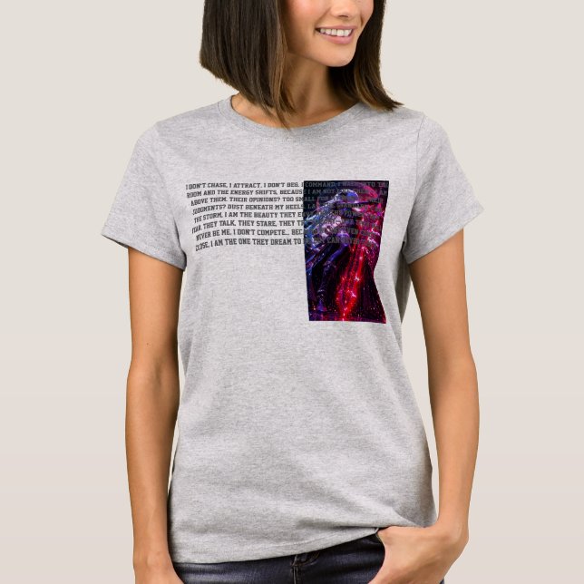 Arrogant Queen’s Whisper – Power & Confidence  T-Shirt (Front)