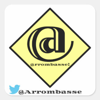 Arrombasse Square Sticker