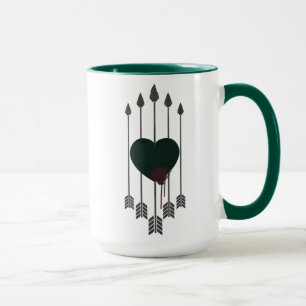 Arrow   Arrows Shot Through Heart Mug