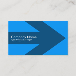 Arrow - Blue 0099FF Business Card