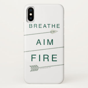 Arrow   Breathe Aim Fire iPhone X Case