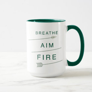 Arrow   Breathe Aim Fire Mug