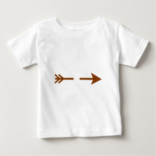 Arrow Brown Broken The MUSEUM Zazzle Baby T-Shirt