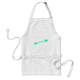 Arrow Cyan 15deg The MUSEUM Zazzle Gifts Standard Apron