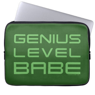 Arrow   Genius Level Babe Laptop Sleeve