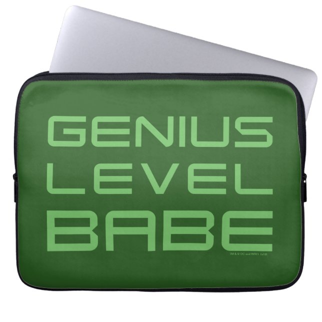 Arrow | Genius Level Babe Laptop Sleeve (Front)