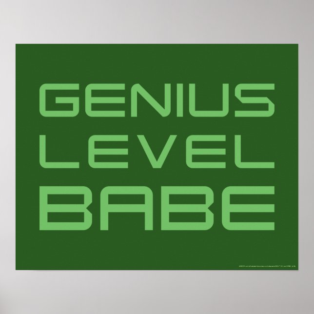Arrow | Genius Level Babe Poster (Front)