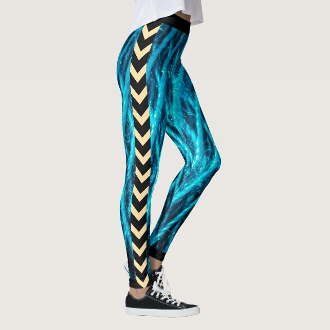 Arrow Glide Leggings – Bergue Elegance Edition (Right)