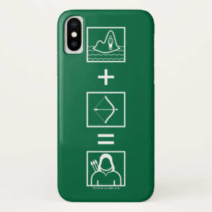Arrow   Green Arrow Equation iPhone X Case