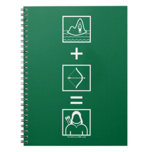 Arrow Green Arrow Equation Notebook