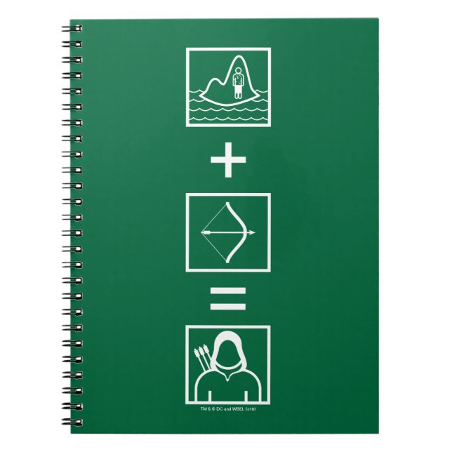 Arrow | Green Arrow Equation Notebook (Front)