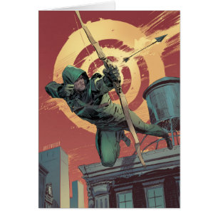 Arrow   Green Arrow Fires From Rooftop