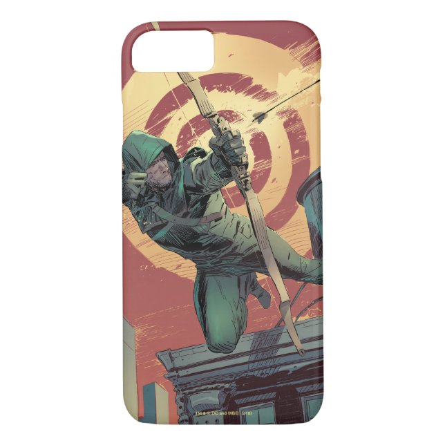 Arrow | Green Arrow Fires From Rooftop Case-Mate iPhone Case (Back)