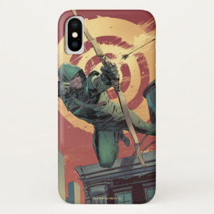 Arrow   Green Arrow Fires From Rooftop iPhone X Case