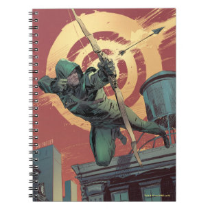 Arrow Green Arrow Fires From Rooftop Notebook