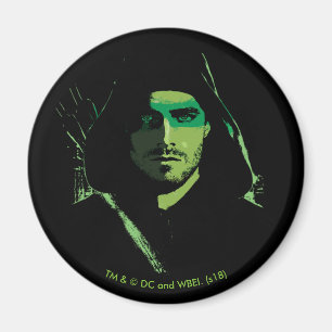 Arrow Green Arrow Green Stylised Cutout Magnet