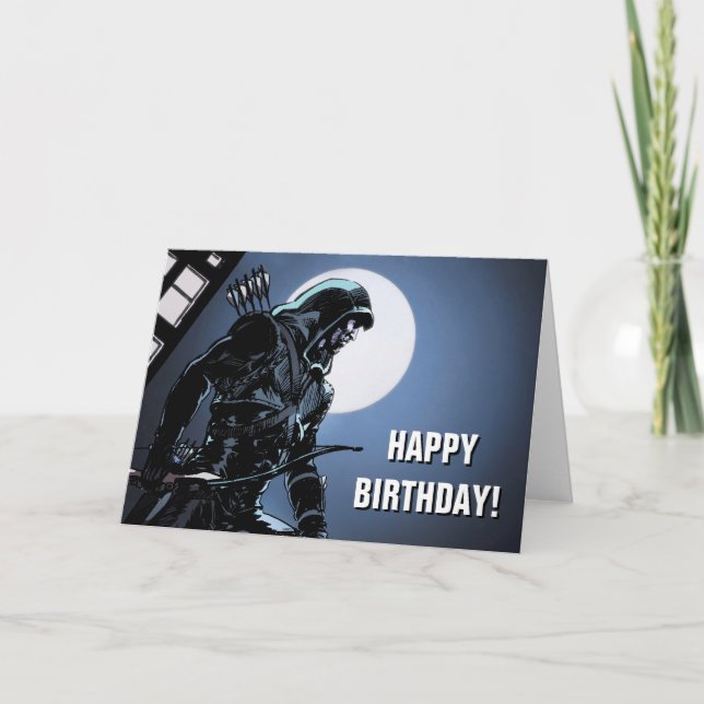 Arrow | Green Arrow In Moonlight Card (Front)