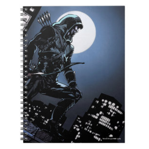Arrow   Green Arrow In Moonlight Notebook