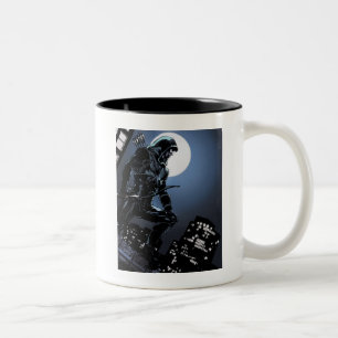 Arrow   Green Arrow In Moonlight Two-Tone Coffee Mug