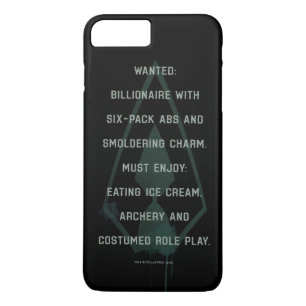 Arrow Green Arrow Parody Wanted Post iPhone 8 Plus/7 Plus Case